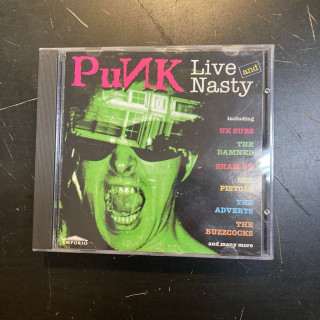 V/A - Punk (Live And Nasty) CD (VG+/VG+)